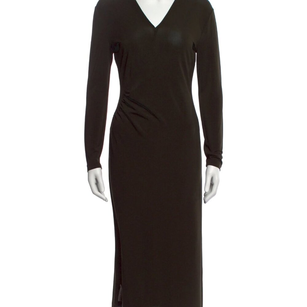 La Perla V-Neck Midi Length Dress Size: M | US8, IT44